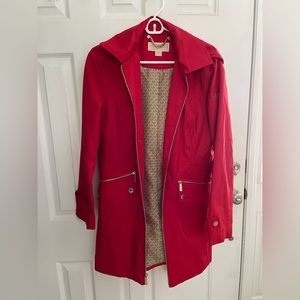 Michael Kors Red Trench Coat